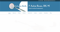 Desktop Screenshot of dentistryforadults.com