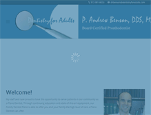 Tablet Screenshot of dentistryforadults.com